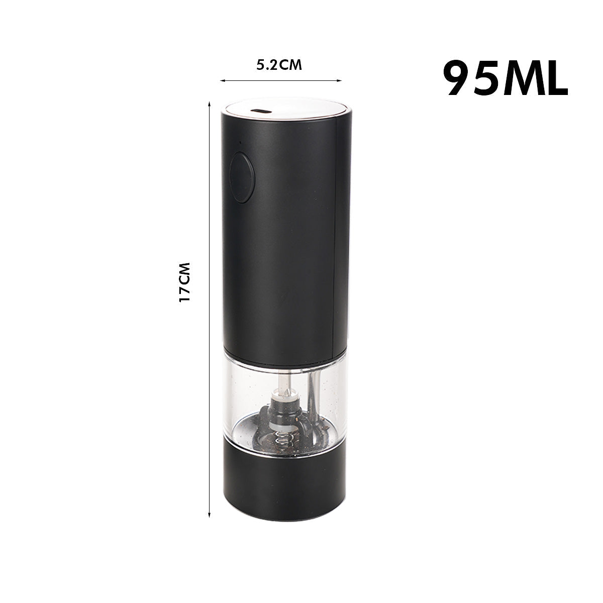 MEMOLMA Automatic Electric Salt and Pepper Grinder - One-Handed Spice Mill